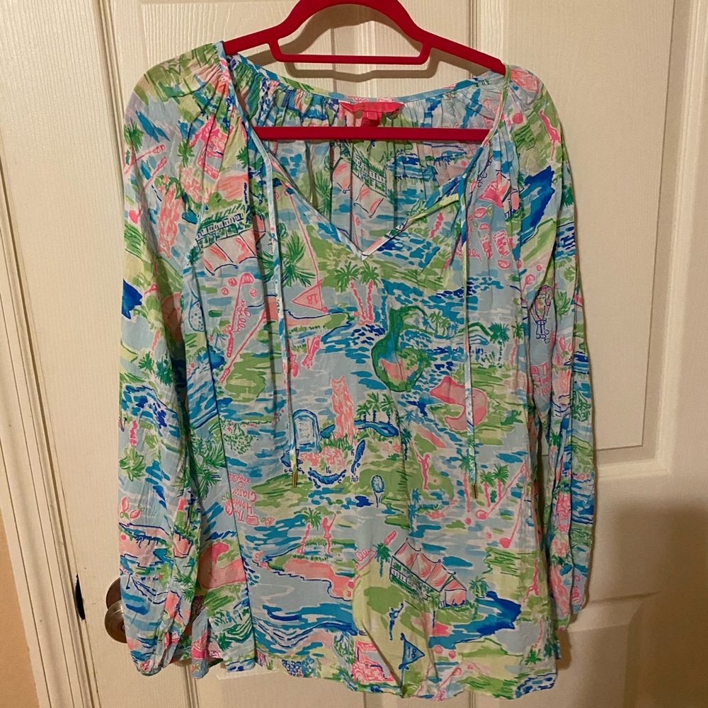 EEUC XL Honda Classic Lilly Pulitzer top